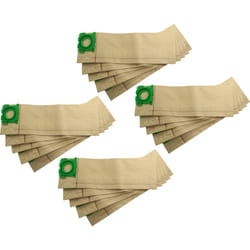 Vhbw - 20x Sacs compatible avec Sebo Airbelt K1 Hunter, K1 Komfort, K1 Lemon, K1 Onyx, K3 aspirateur - papier, 41,1cm x 13,2cm marron