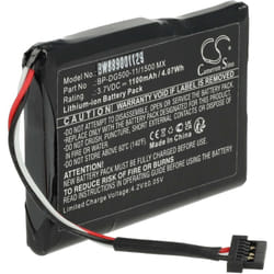 vhbw Batterie remplacement pour Magellan BP-DG500-11/1500 MX pour GPS compteur de vélo (1100mAh, 3,7V, Li-ion)