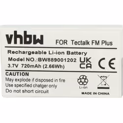 vhbw - the clever way - Batterie de rechange de haute qualité avec une grande autonomie et compatible avec votre radio talkie ...