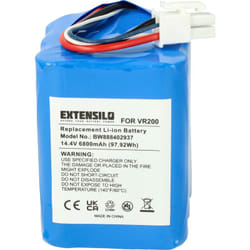 Extensilo - Batterie remplacement pour Vorwerk 20884-1 pour robot électroménager (6800mAh, 14,4V, Li-ion)