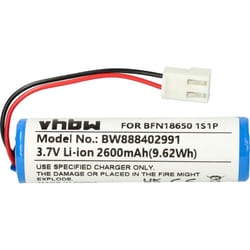 Vhbw - Batterie remplacement pour Leifheit BFN18650 1S1P pour robot électroménager (2600mAh, 3,7V, Li-ion)