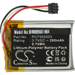 Vhbw - Batterie remplacement pour dji PCT502025 pour micro (200mAh, 3,7V, Li-polymère)
