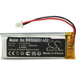vhbw Batterie remplacement pour Sena XK701953, PTC802050 pour casque audio, écouteurs sans fil (800mAh, 3,7V, Li-polymère)