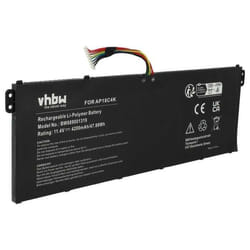vhbw Batterie remplacement pour Acer AP18C4K AP18C8K KT.00304.012 KT00304012 3ICP5/81/68 pour ordinateur portable (4200mAh