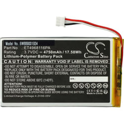 Vhbw - Batterie remplacement pour Voice Caddie ET4968116PA pour chariot de golf électrique (4750mAh, 3,7V, Li-ion)