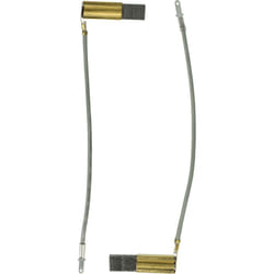 Vhbw - 2x balais de charbon 20,3 x 7,7 x 8,8 mm compatible avec Renotool Eibenstock 0650R, 0650R000 outil électrique, appareil de polissage, ponceuse