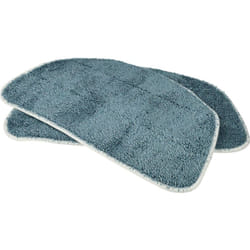 Vhbw - 2x Housses de rechange compatible avec Leifheit 11940, 11942 nettoyeur à vapeur, balai vapeur - microfibre, gris ardoise