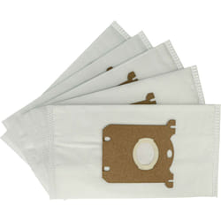 Vhbw - 5x Sacs compatible avec aeg AET7740, AET7770, AET7750, AE4640, AE4620 aspirateur - microfibre non tissée, 29cm x 16cm blanc