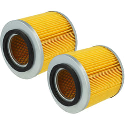 Vhbw - Lot de 2x filtres à cartouche remplacement pour Kärcher 6.414-808.0 pour aspirateur - Filtre plissé