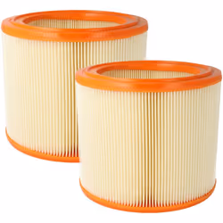 vhbw - the clever way Filtres à lamelles compatibles en pack de 2 pour votre aspirateur à main, aspirateur sec et humide ou a ...