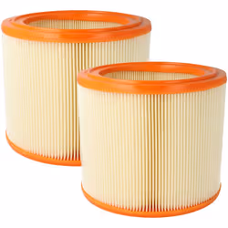 vhbw - the clever way Filtres à lamelles compatibles en pack de 2 pour votre aspirateur à main, aspirateur sec et humide ou a ...