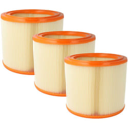 Vhbw - 3x Filtres à lamelles compatible avec WAP-Alto sq 650-1M, sq 650-3M, sq 690-3M/B1, sq 691-9M/B1 aspirateur à main