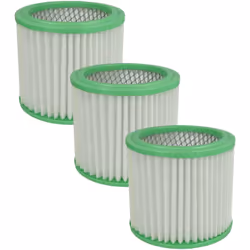 vhbw - the clever way Set de filtre plissé pour votre aspirateur industriel, pour aspiration à sec ou humide - Finition sur m ...