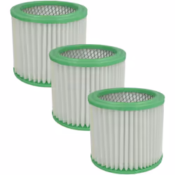 vhbw - the clever way Set de filtre plissé pour votre aspirateur industriel, pour aspiration à sec ou humide - Finition sur m ...