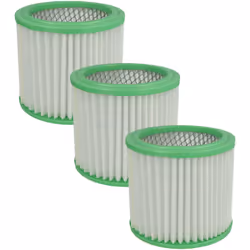 vhbw - the clever way Set de filtre plissé pour votre aspirateur industriel, pour aspiration à sec ou humide - Finition sur m ...