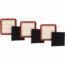 vhbw - the clever way Set de 3x filtre protection moteur, 3x filtre en mousse robot aspirateur, nettoyeur vapeur et aspirateu ...
