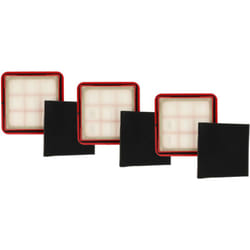 Vhbw - 3x filtre protection moteur, 3x filtre en mousse compatible avec Grundig vcc 3870 a, vcc 3170 l aspirateurs