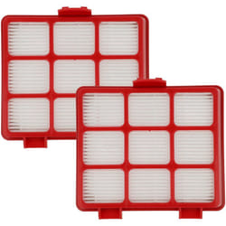 Vhbw - 2x Filtre compatible avec Grundig vcc 3170 l, vcc 3870 a aspirateur - filtre de sortie d'air, noir / blanc / rouge