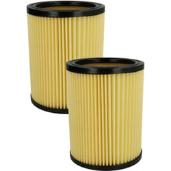 Vhbw - Lot de 2x filtres à cartouche remplacement pour Hikoki / Hitachi 710060, 750435 pour aspirateur - Filtre plissé