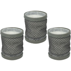 3x Filtre compatible avec Dirt Devil dd 698-5 aspirateur - filtre de sortie d'air, noir / blanc / gris - Vhbw