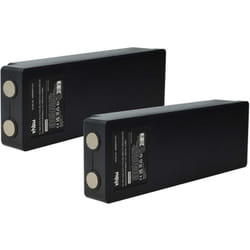 Vhbw - 2x Batterie remplacement pour Palfinger 17162, 16131, 1026, 13445 pour opérateur télécommande industrielle (1500mAh, 7,2V, NiMH)