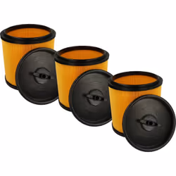 vhbw - the clever way Set de filtre plissé pour votre aspirateur industriel, pour aspiration à sec ou humide - Finition sur m ...