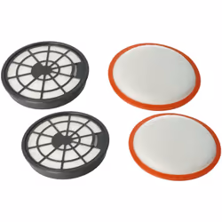 vhbw - the clever way Set de filtres de haute qualité pour votre aspirateur Ce set de filtres de rechange de 4 pièces de la m ...