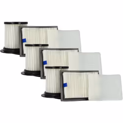 vhbw - the clever way Set de filtres de haute qualité pour votre aspirateur Ce set de filtres de rechange de 9 pièces de la m ...
