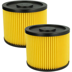 Vhbw - Lot de 2x filtres à cartouche compatible avec Einhell b-nt 1250, bt-vc 1250-2, as 1400 inox, bt-vc 1250, duo 1300 aspirateur - Filtre plissé
