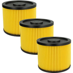 Vhbw - Lot de 3x filtres à cartouche compatible avec Einhell rt-vc 1630 sa, rt-vc 1600 e, Inox 1500, Inox 30 a, te-vc 1820AS, tc-vc 1820 sa aspirateur