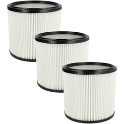 Vhbw - Lot de 3x filtres à cartouche remplacement pour Starmix fpp 3200, 413525, 4011240413525 pour aspirateur - Filtre plissé, polyester