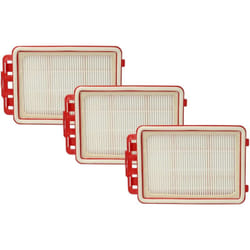 3x filtre compatible avec Zanussi ZAN4100IW aspirateur - Filtre hepa contre les allergies - Vhbw