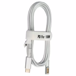 vhbw Câble USB-C vers MagSafe 1 compatible avec Apple MacBook Air 11 13 ordinateur portable - 175 cm 100 W PVC