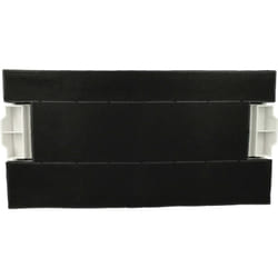 Vhbw - 1x Filtre à charbon actif compatible avec Gaggenau KF280001(00), KF280002(00) hotte aspirante - 39,8 x 19,6/17,4 x 2,9 cm