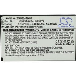 vhbw Batterie compatible avec ZTE HyperMobile MU5001 5G routeur modem hotspots (4000mAh, 3,85V, Li-polymère)