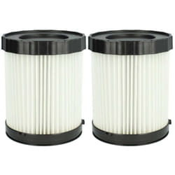 Vhbw - Lot de 2x filtres à cartouche compatible avec Fein asbs 18-10 aspirateur - Filtre plissé, papier / plastique