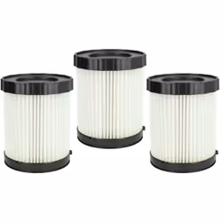 vhbw - the clever way Set de filtre plissé pour votre aspirateur industriel, pour aspiration à sec ou humide - Finition sur m ...