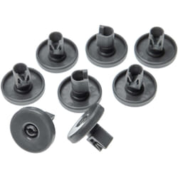 Vhbw - 8x Roulette pour panier inférieur compatible avec Electrolux GA45GLV401, GA45GLV400, GA45GLV220 lave-vaisselle - Diamètre 40 mm