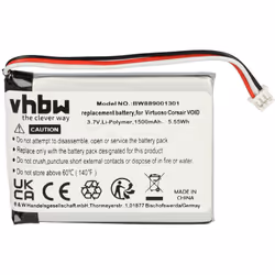vhbw - the clever way - Batterie de rechange de haute qualité avec une grande autonomie et compatible avec votre casque audi  ...