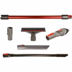 vhbw - the clever way Kit de buses et brosses avec 6 pièces pour aspirateur LE SET SE COMPOSE DE : - 1x SUCEUR PLAT COURT - P ...