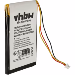 vhbw - the clever way - Batterie de rechange de haute qualité avec une grande autonomie et compatible avec votre système de n ...