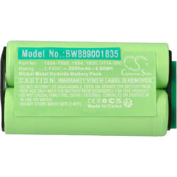 Batterie remplacement pour Wahl 1854, 1855, 0114-300, 1854-7988 pour rasoir tondeuse électrique (2000mAh, 2,4V, NiMH) - Vhbw