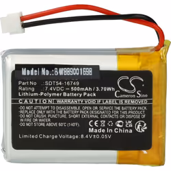 vhbw - the clever way - Batterie de rechange de haute qualité avec une grande autonomie et compatible avec votre collier de d ...