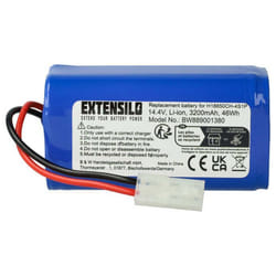EXTENSILO Batterie compatible avec Xiaomi Mijia G1 robot électroménager (3200mAh 144V Li-ion)