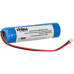 vhbw Batterie compatible avec Legrand 062552 / 0 6255 2, 062526 / 0 6252 6 éclairage d'issue de secours (2000mAh, 2,4V, NiMH)