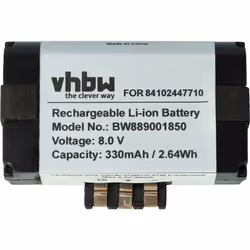 vhbw - the clever way - Batterie de rechange de haute qualité avec une grande autonomie et compatible avec votre unité de con ...