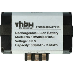 Vhbw - 1x Batterie compatible avec bmw 2er F45 225xe (2C71/B38X), 225iX (2A91/B48), 225i (2A71/B48), 220i (2A51/B48) voiture (330mAh, 8V, NiCd)