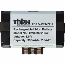 vhbw - the clever way - Batterie de rechange de haute qualité avec une grande autonomie et compatible avec votre unité de con ...