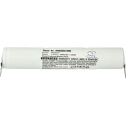Vhbw - Batterie compatible avec Schneider 789672, 802327, 786897, 805566, 805148, 805381 éclairage d'issue de secours (2000mAh, 3,6V, NiCd)