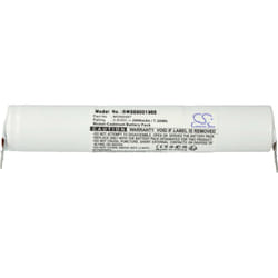 Vhbw - Batterie remplacement pour Schneider ova TD110431 pour éclairage d'issue de secours (2000mAh, 3,6V, NiCd)